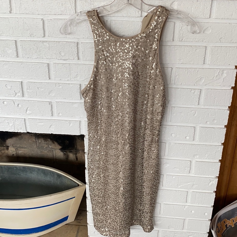 Sparkle gold bodycon dress
